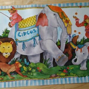 Vintage Pat Wong Circus Illustration Poster Lithography